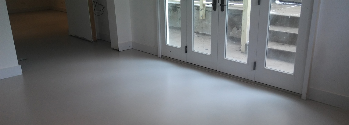 renovation of church polishing the entrance floor