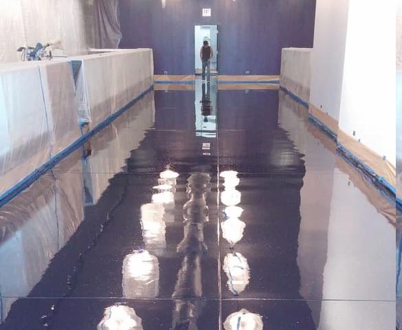 Epoxy Coating and Polishing of Dallas Business Floor