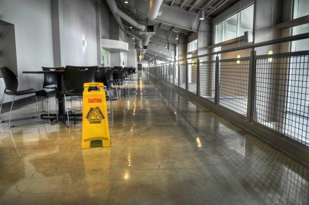 Stained Concrete Floor in Restaurants