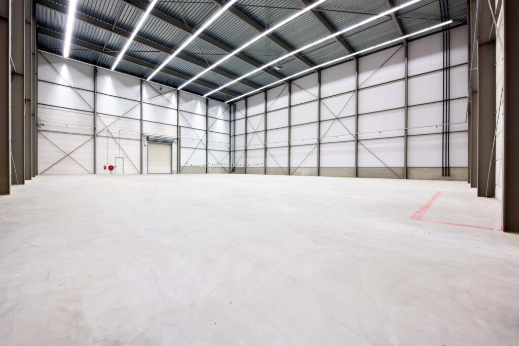 Stained Concrete Floor Warehouse