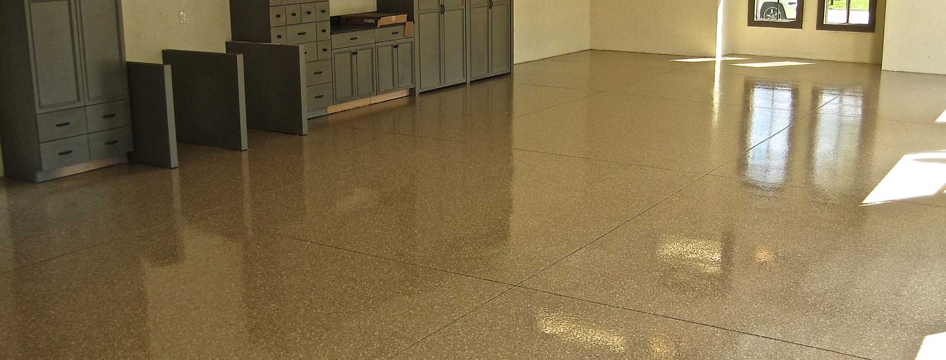 polished concrete floors inside