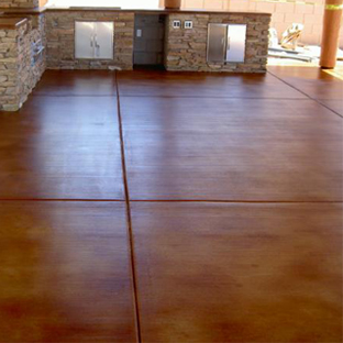 stained concrete floors